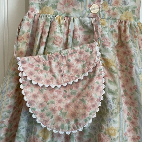 Vintage Daisy Kingdom girls dress with attached bag toddler size 4 - Picture 6 of 10